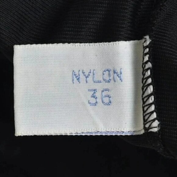 Vintage Kayser Black Slip Dress Lingerie Lace Size 36 - Picture 9 of 10